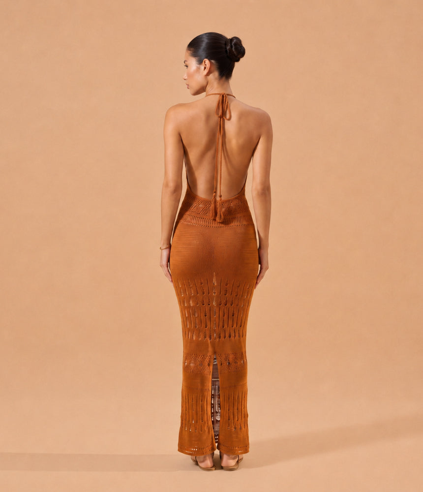 Elowen Open Back Dress Designed by Saraya