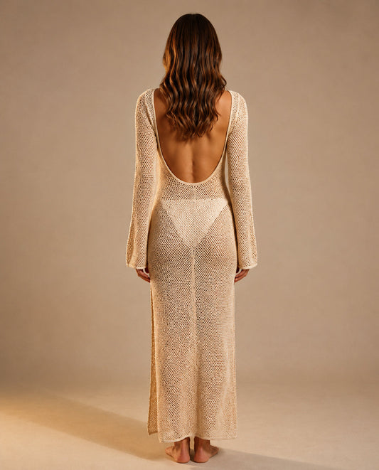 Selene Knit Beach Dress Designed by Saraya