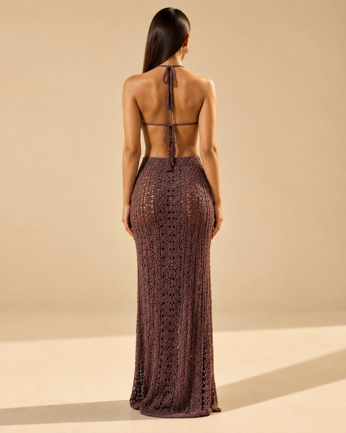 Elara Open Back Dress Designed by Saraya